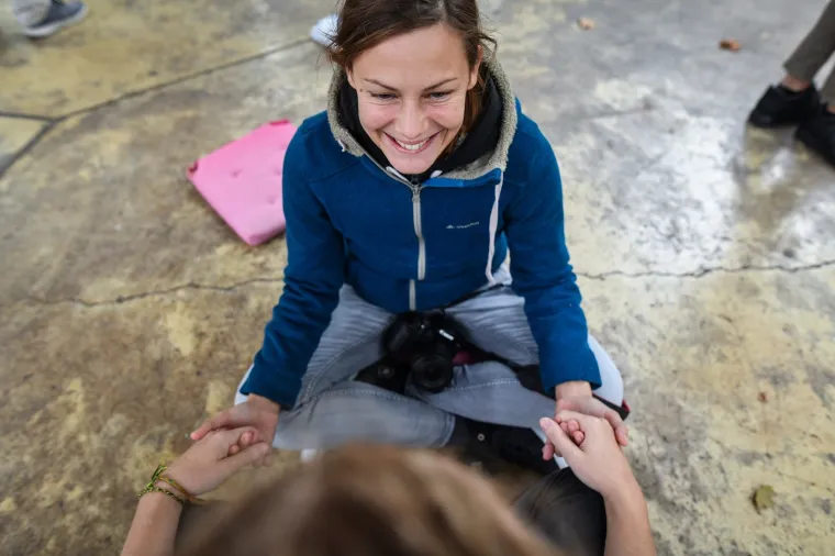 The World's Biggest Eye Contact Experiment na Zrinjevcu