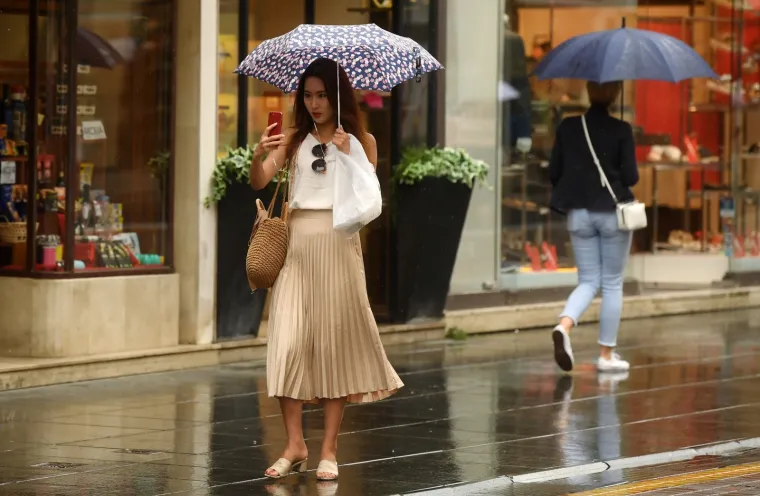 Ki&scaron;a u Zagrebu