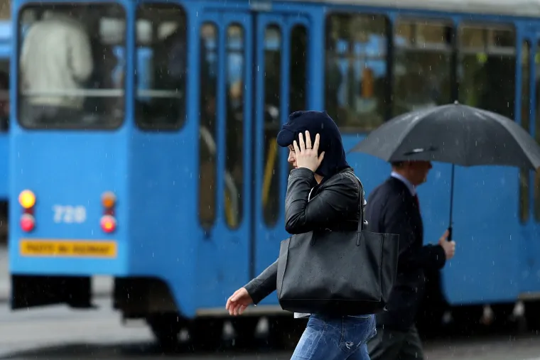 Ki&scaron;a iznenadila Zagrepčane