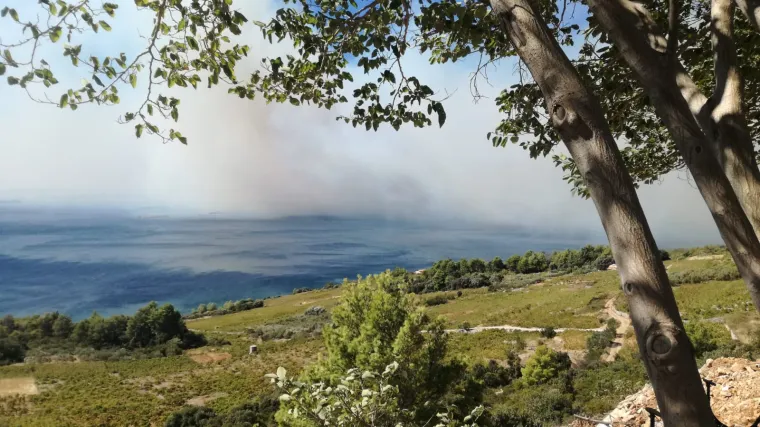 Veliki požar na Pelje&scaron;cu