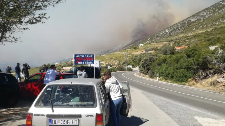 Veliki požar na Pelje&scaron;cu