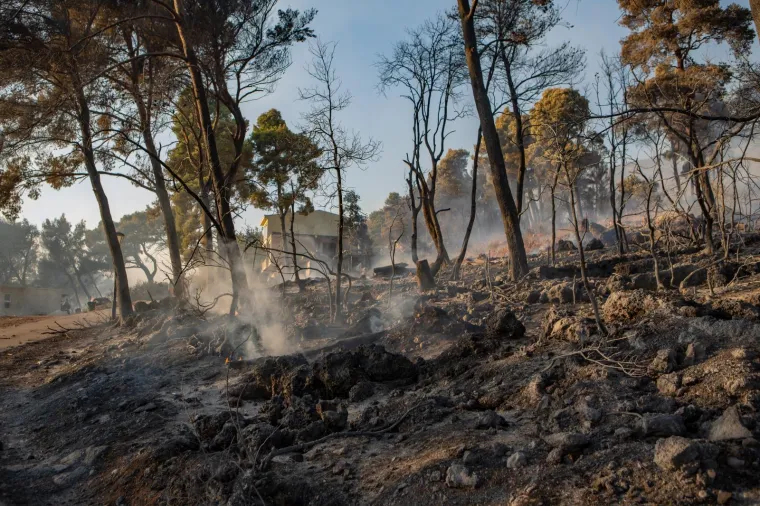 POGLEDAJTE DRAMATIČNE FOTOGRAFIJE: Požar na Pelje&scaron;cu iza sebe je ostavio pusto&scaron;