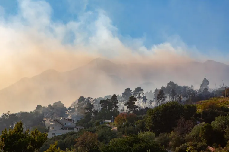POGLEDAJTE DRAMATIČNE FOTOGRAFIJE: Požar na Pelje&scaron;cu iza sebe je ostavio pusto&scaron;