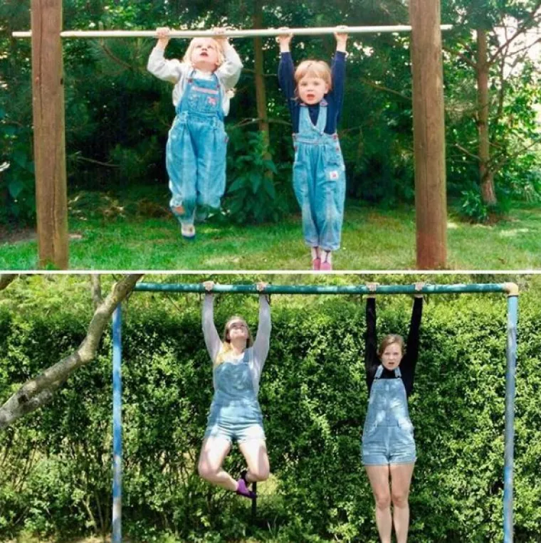 Nekad i sad: rekreirane fotke iz djetinjstva koje će vam izmamiti osmijeh na lice