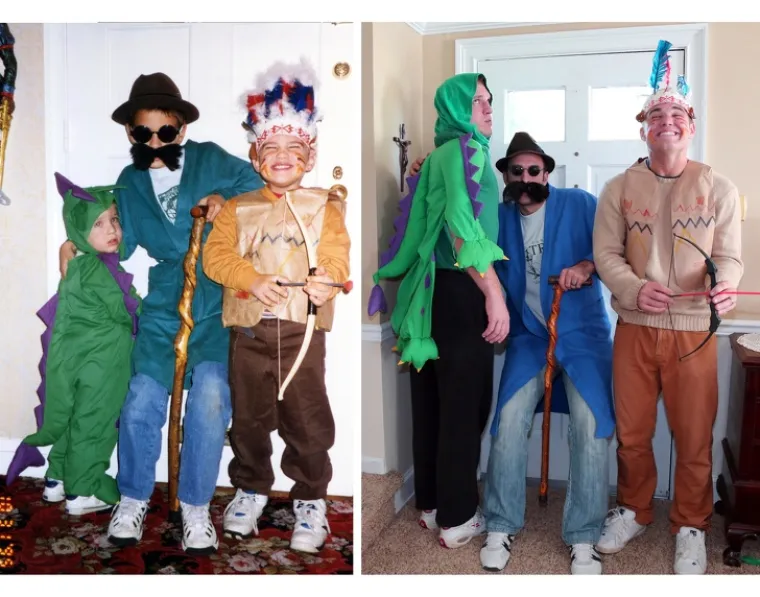 Nekad i sad: rekreirane fotke iz djetinjstva koje će vam izmamiti osmijeh na lice