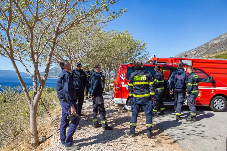 Tužni prizori: Veliki požar na Pelje&scaron;cu poharao sve pred sobom