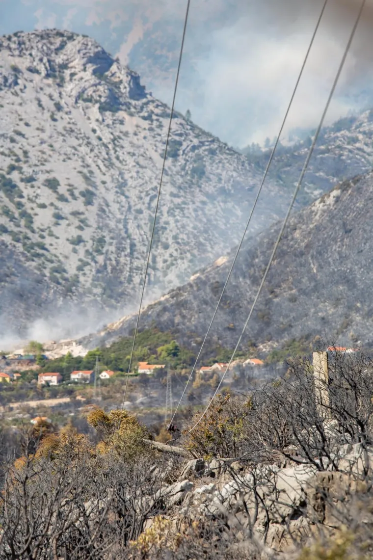 Tužni prizori: Veliki požar na Pelje&scaron;cu poharao sve pred sobom