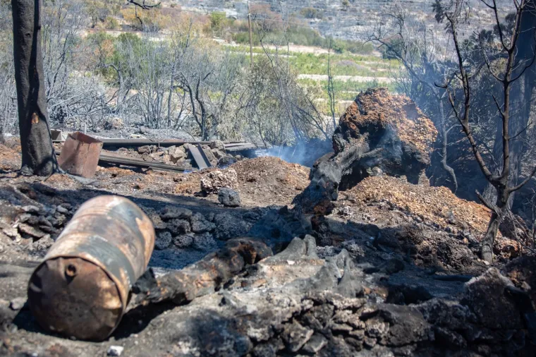 Tužni prizori: Veliki požar na Pelje&scaron;cu poharao sve pred sobom