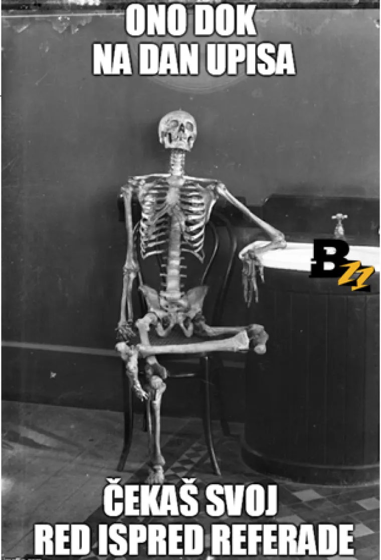 Slabosti, ime ti je referada! Koje sve emocije proživljavaju studenti za samo 5 minuta posla