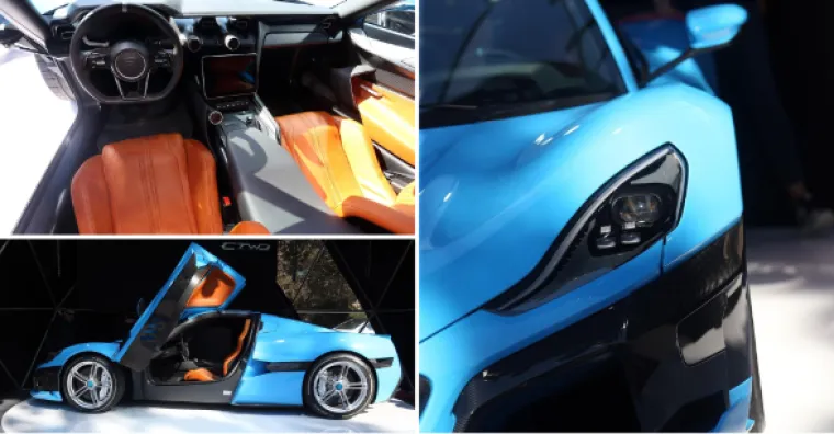 U centru Zagreba građanima predstavljen super automobil Rimac C-Two