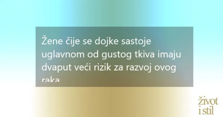 Na neke možemo utjecati, na neke ne: najče&scaron;ći uzroci raka dojke