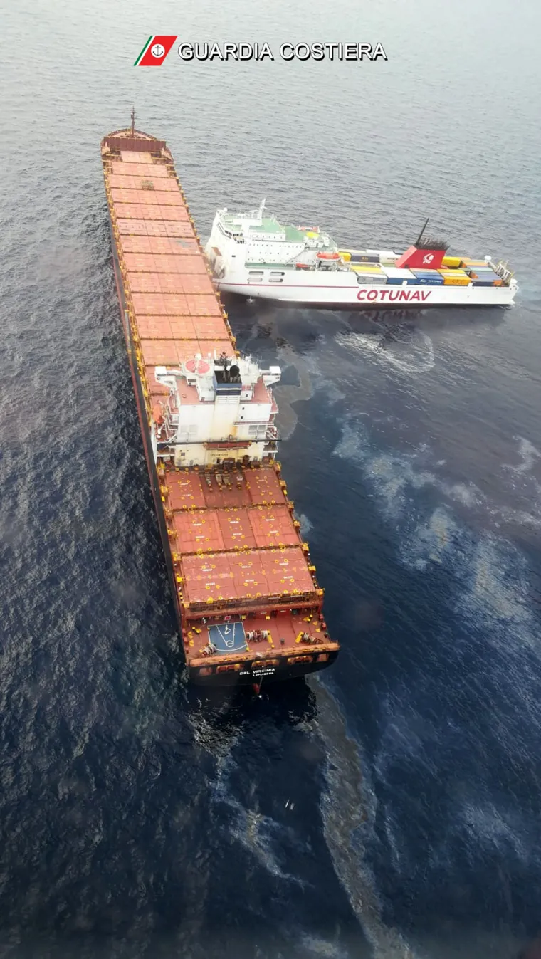 Sudarili se teretni brodovi na Mediteranu