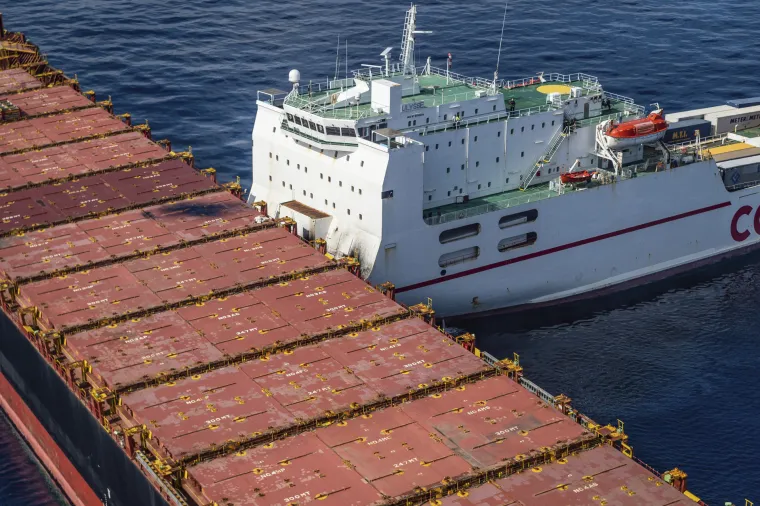 Sudarili se teretni brodovi na Mediteranu