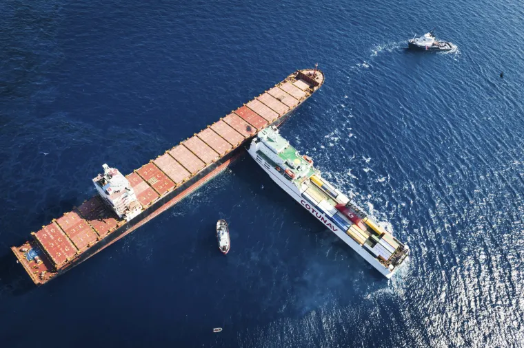 Sudarili se teretni brodovi na Mediteranu