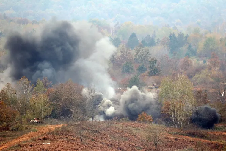 SLUNJ: Na vojnom poligonu Eugen Kvaternik održana je vojna vježba Velebit 18