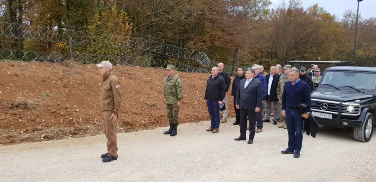 General Gotovina u Slunju na zavr&scaron;nom dijelu vježbe 'Velebit 18'