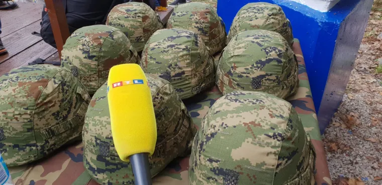 General Gotovina u Slunju na zavr&scaron;nom dijelu vježbe 'Velebit 18'