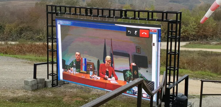 General Gotovina u Slunju na zavr&scaron;nom dijelu vježbe 'Velebit 18'