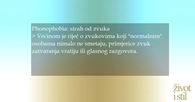 Strah od svježeg zraka, zvuka ili dugih riječi: Ovo su fobije za koje sigurno niste znali da postoje