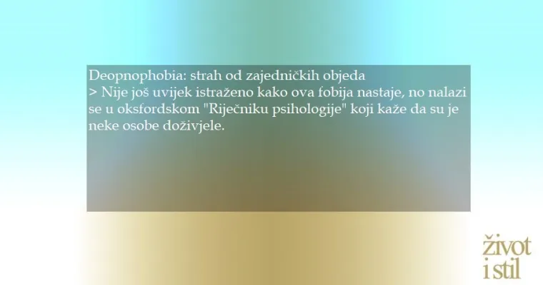 Strah od svježeg zraka, zvuka ili dugih riječi: Ovo su fobije za koje sigurno niste znali da postoje