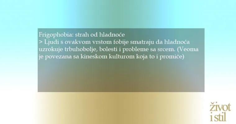 Strah od svježeg zraka, zvuka ili dugih riječi: Ovo su fobije za koje sigurno niste znali da postoje