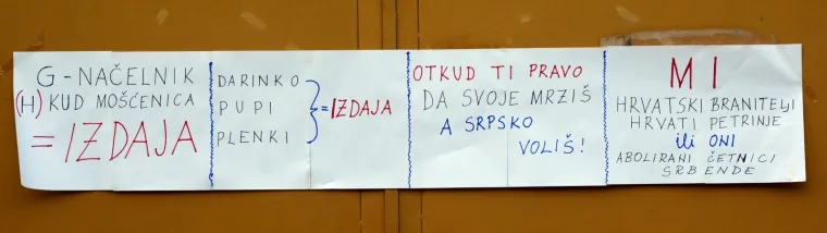 Napeto na festivalu ojkača - ispred dvorane policija i branitelji: 'Tko je osuđen za zločine?'