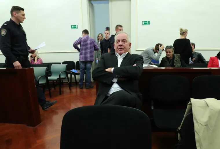 Ivo Sanader na izricanju presude