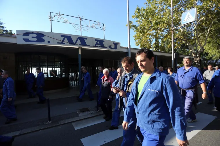 Radnici 3. maja na ulicama: 'Imajte malo morala i obraza'