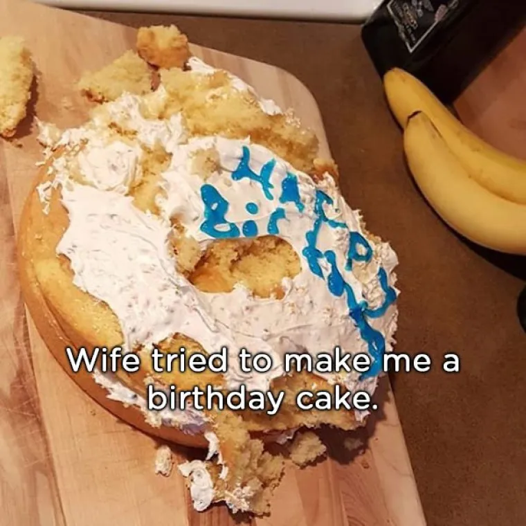Rođendanska torta nekad ne ispadne kako smo očekivali....
