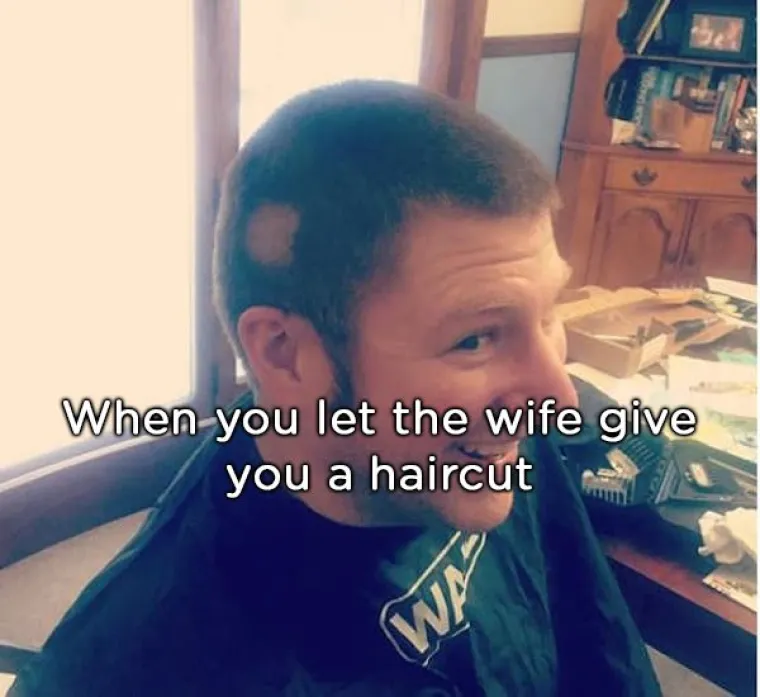Pokušala ga je ošišati.