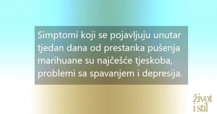 Evo &scaron;to se događa na&scaron;em tijelu kada prestanemo konzumirati marihuanu