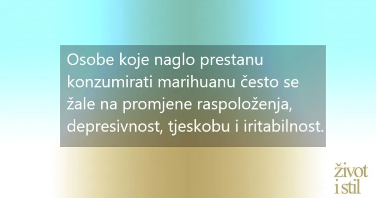 Evo &scaron;to se događa na&scaron;em tijelu kada prestanemo konzumirati marihuanu