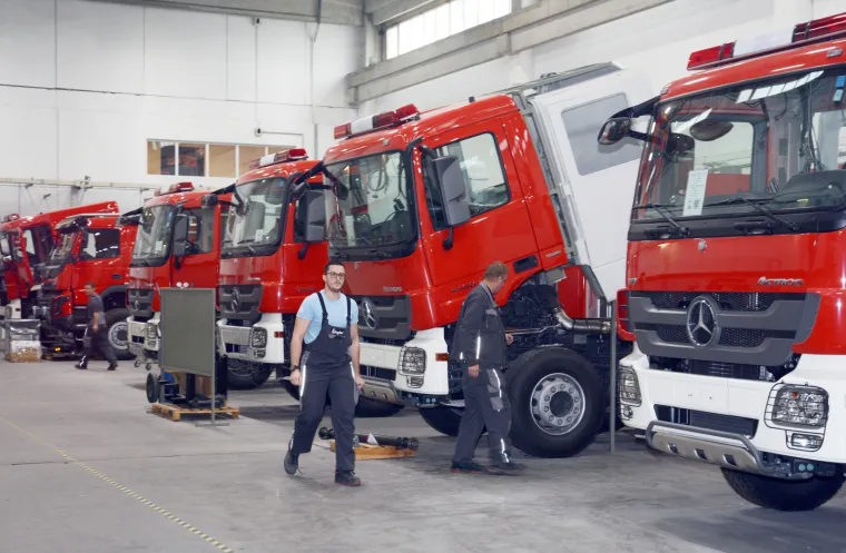 U KUTINI OTVOREN PROIZVODNI POGON TVRTKE ZIEGLER: Proizvodit će najsuvremenija vatrogasna vozila