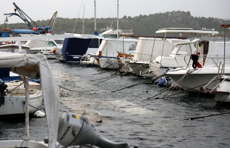 Jako jugo izazvalo je probleme na &scaron;ibenskom području.