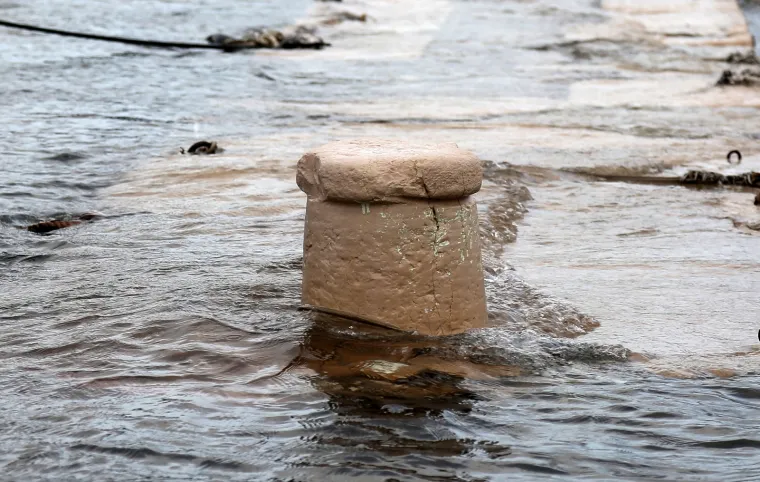 PLIMNI VAL U ŠIBENIKU: Zbog jakog juga poplavljeni riva i privezište za brodice u gradskom predjelu Dolac