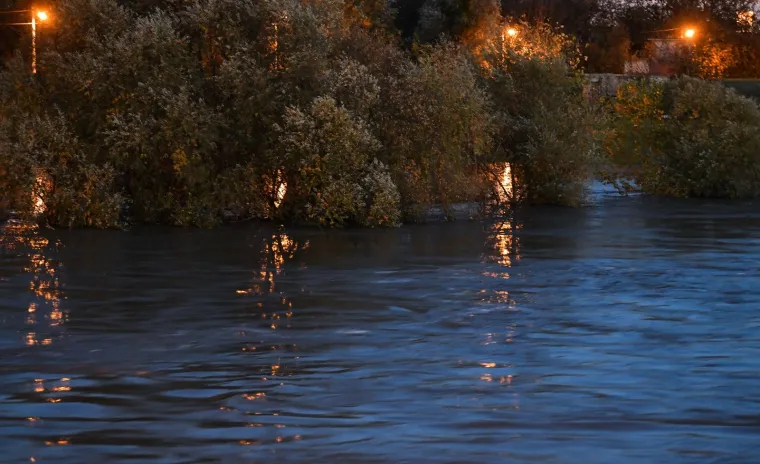 Zbog velikih količina oborina rijeka Sava se izlila iz korita.