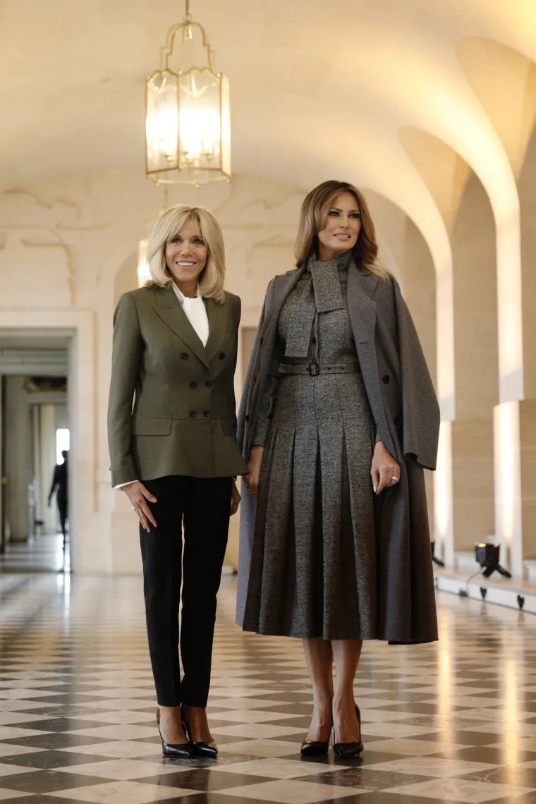 Brigitte Macron i Melania Trump