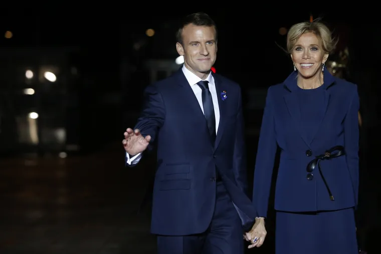 Emmanuel i Brigitte Macron