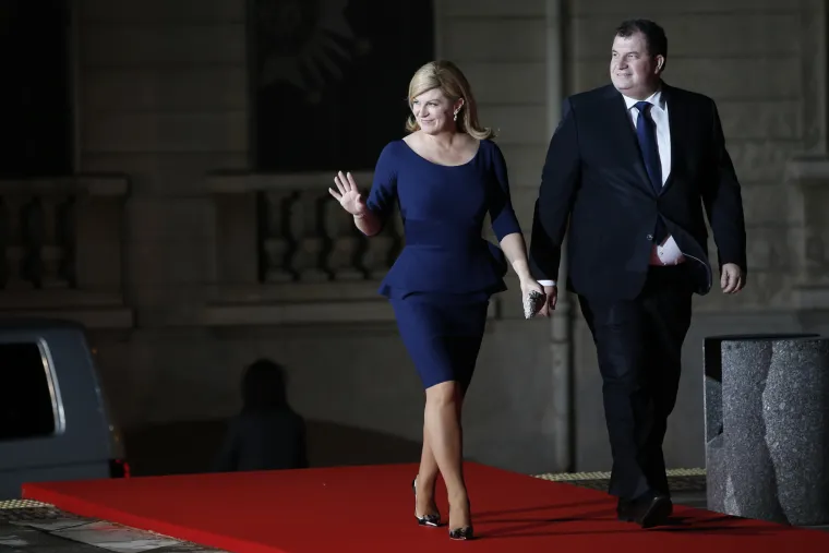 Kolinda Grabar-Kitarović sa suprugom Jakovom
