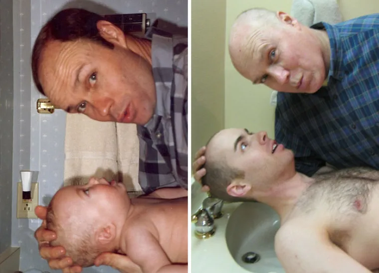 NA ISTOM MJESTU, ALI U DRUGO VRIJEME: Ponovili scene s obiteljskih fotki godinama poslije. Rezultat? Živi urnebes!