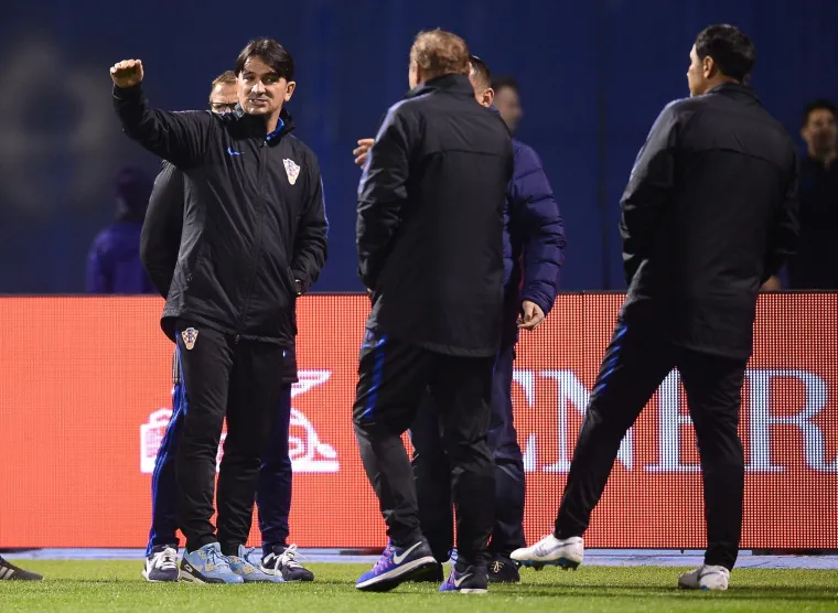 14.11.2018., Zagreb - Na stadionu Maksimir odrzan je trening hrvatske nogometne reprezentacije uoci sutrasnje utakmice Lige nacija protiv Spanjolske. Izbornik Zlatko Dalic. 
Photo: Marko Prpic/PIXSELL