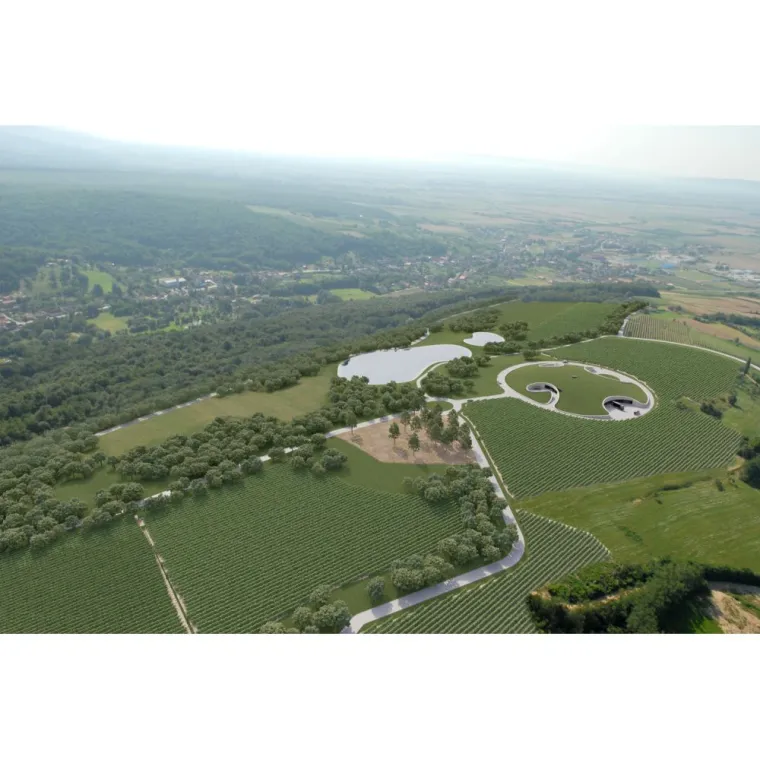 Vinarija Galić iz zraka