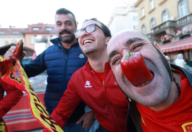 &Scaron;panjolski navijači u Zagrebu