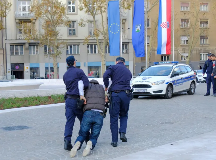Ispred Me&scaron;trovićevog paviljona, Živi zid je organizirao akciju sađenja magnolija kako bi iskazali svoje neslaganje s politikom gradonačelnika Milana Bandića, koji je prije nekoliko tjedana otvorio novouređeni Trg žrtava fa&scaron;izma s umjetnom travom.