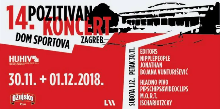 Svake večeri Pozitivnog koncerta pet sati svirke! Hladno pivo i Editorsi sviraju po 90 minuta
