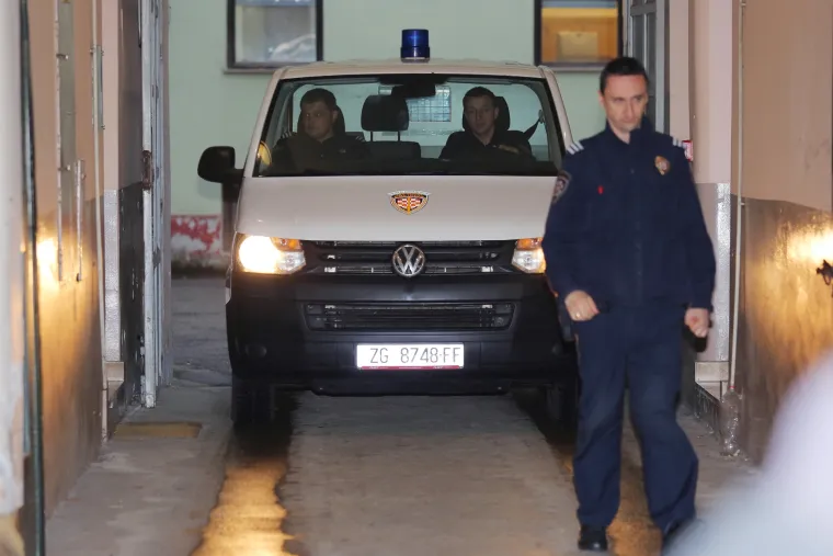 Odlazak Ivice Todorića sa Županijskog suda prema zatvoru Remetinec