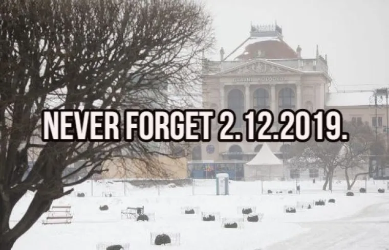 I jel' gužva kod vulkanizera? Sretan 'prvi' snijeg svima koji slave!