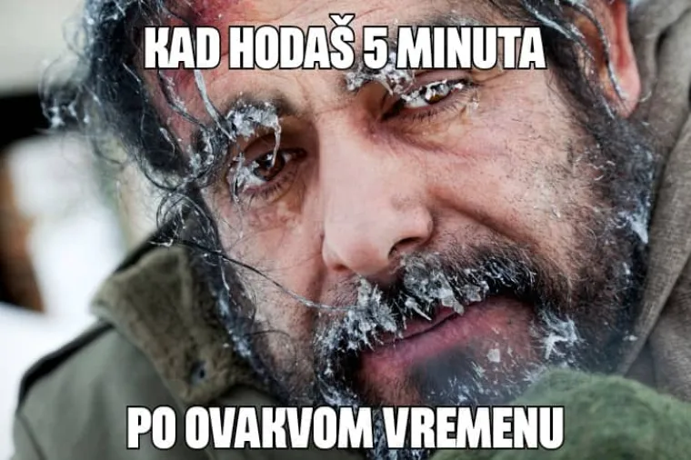 I jel' gužva kod vulkanizera? Sretan 'prvi' snijeg svima koji slave!