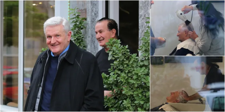 Todorić kod frizera