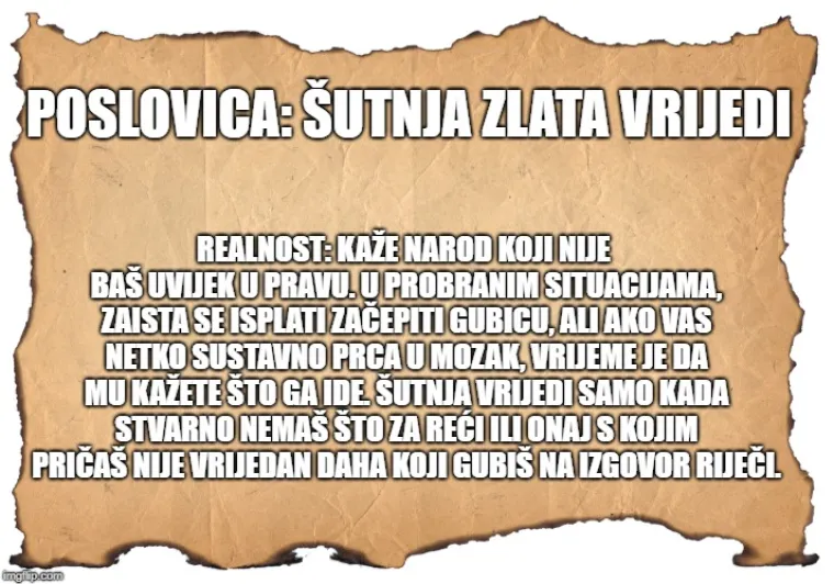 Da onaj koji drugome jamu kopa - sam u nju upada, Hrvati bi živjeli u rupama: Prava istina o narodnim izrekama, vol.1